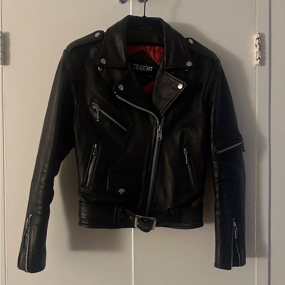 Straight to Hell Leather Jacket